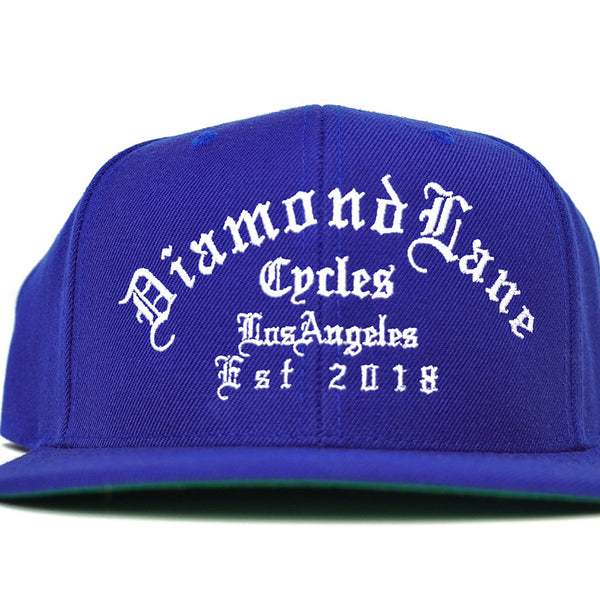 Diamond Lane Cycles Old English Snap back